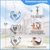 3PCS Heart Bird Scare Discs Set,Double-Sided Bird Reflectors,Highly Reflective Wind Spinners Bird Devices to Scare Birds Away from Yards Outdoor G...