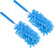 2 Pack Chenille Cleaning Duster - 11 to 31 Inch Extendable Removable Brush, Apply to Furniture/Sofa/Display Box/Photo Albums (Blue)...