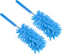 2 Pack Chenille Cleaning Duster - 11 to 31 Inch Extendable Removable Brush, Apply to Furniture/Sofa/Display Box/Photo Albums (Blue)...