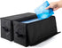 DVD Storage Boxes - Pack of 2 DVD Case Storage - 17.25" x 6.25" x 8",Container holds 40 DVDs in full jewel cases,80 DVDs in slim cases,and 200 dis...