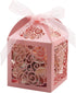 KPOSIYA 100 Pack Wedding Favor Boxes Laser Cut Boxes Party Favor Box Small Gift Boxes Lace Candy Boxes for Wedding Bridal Shower Baby Shower Birth...