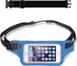 Ultimate Blue Waterproof Running Swimming Belt: Phone & Essentials Holder for Gym, Beach, Kayaking, Ski! Fits iPhone, Samsung - Touchscreen, IPX8 ...