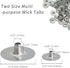 MILIVIXAY 400pcs Candle Wick Tabs - 2 Size Multi-Purpose Wick Tabs 20mm 12mm Perfect for Wide Variety Wicks....