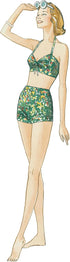 Vogue Patterns Casual Bra and Shorts, 14-16-18-20-22, Orange...
