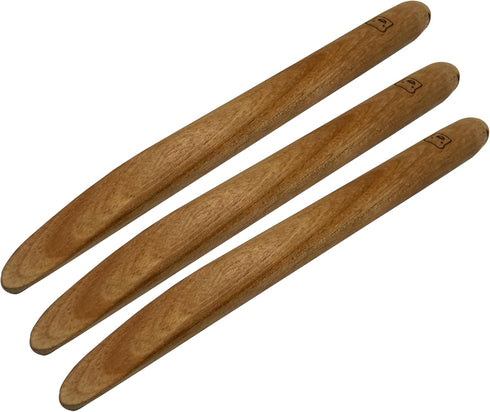 Kensie's Sourdough Mixing Stir Stick Spurtle, Wooden Kitchen Utensil - Sourdough Starter Spurtle - 3 pack, 11x1x1inches...
