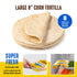 Del Campo Soft Corn Tortillas – 8 Inch Round. 100% Delicious Gluten Free and Authentic Mexican Food. Many Serving Options: Wraps, Tacos, Quesadill...