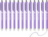 Writon Retractable Gel Pens, Comfort Barrel, 0.7mm Fine Point, Purple Ink, 12 Pack...