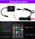 Led Interior Car Lights, Controller Led Lights for Cars, Multicolor Music Underglow Lighting Kits with Wireless Control and Sound Active Function,...