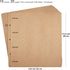 10 Sheets Double Sided Scrapbooking Refill Pages, 9.84x10.24" No Acid Thick Additional Craft Paper Cardboard for ALL ADVcer 10x10 inch Three-Ring ...