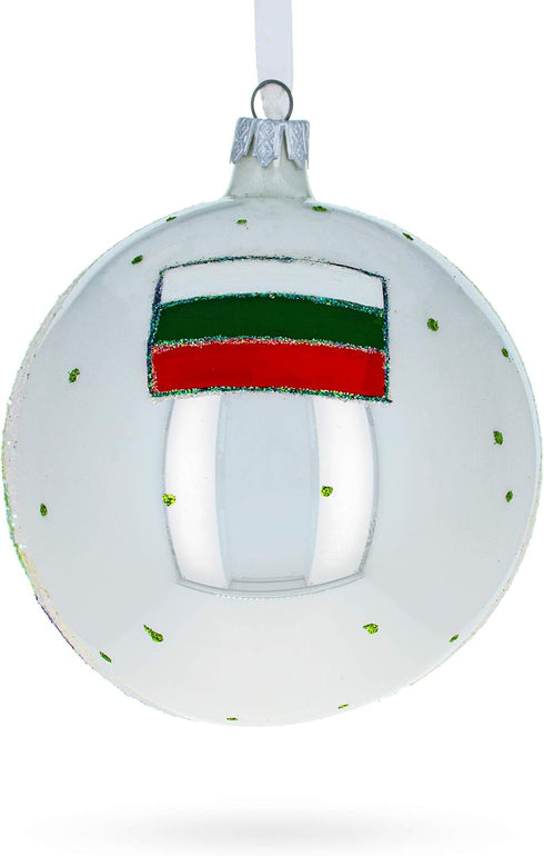 Nevski Cathedral, Sofia, Bulgaria Glass Ball Christmas Ornament 4 Inches...