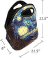 Wrapables Insulated Neoprene Lunch Bag, Musical Notes...