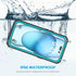 Lanhiem for iPhone 15 Case, IP68 Waterproof Dustproof Shockproof Cases with Built-in Screen Protector, 360 Full Body Protective Heavy Duty Rugged ...