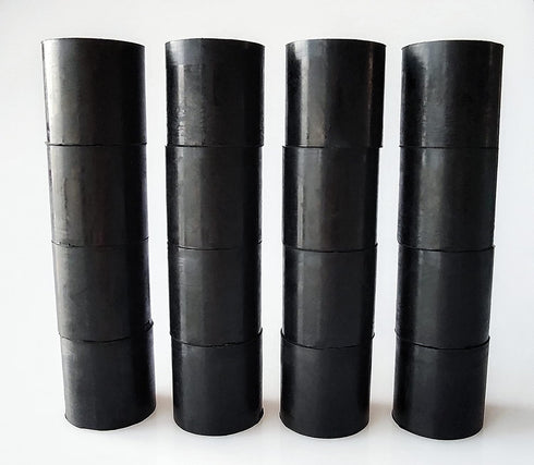 Multi Purpose Rubber Spacer 1 3/16 Inch OD x 3/8 Inch ID x 1 3/16 Inch Thickness Rubber Bushing Anti Vibration Spacer Black Round Neoprene Rubber ...