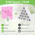 4 Pack Damp Clean Duster Towel Thick Magic Cleaning Streakless Cloths Powerful PVA Sponge Cleaning Rag Reusable Kitchen Scrub Clean Towels for Win...