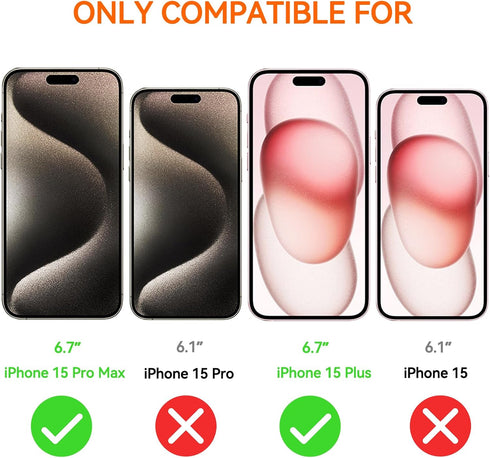 iPhone 15pro max Screen Protector iPhone 15plus Screen Protector 6.7inch. Anti Blue Light Tempered Glass Film for iPhone 15 Pro Max iPhone 15Plus ...