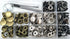 60 Sets 15mm 5/8" Mixed Heavy Duty Snap Fasteners Kit, Metal Snaps for Leather Crafts Sewing Repair Clothing Button Kit with Snap Installation Too...