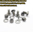Tormurbutl Skid Shoe Bolts Carriage Bolts Nuts and Washers Kit for MTD Cub Cadet Snow Blower Replacement Parts 710-0451 712-04063 784-5580 - (5/16...