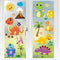 CCINEE 85 PCS Dinosaur Window Cling Decals for Kids,Assorted Cute Dinosaur Foot Print Eggs Window Sticker Decorations for Kids Toddlers...