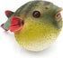 Gemini&Genius Sea Animal Pufferfish Action Figure Soft Rubber Swim Bath Toy, Realistic Ocean Fish Blowfish Toy, Educational and Role Play Toys for...