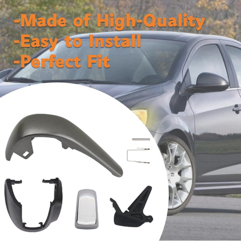 42539736 Gear Knob Lever Cover, Automatic Transmission Shifter Knob kit Compatible with Chevy Sonic Aveo 2012-2016, Trax 2015-2016 Replace 4253973...