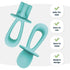 Tiny Twinkle Silicone Training Utensils - Baby Spoons and Baby Forks For Self-Feeding Training - Silicone Baby Led Weaning Utensils For Toddlers A...