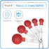 TILUCK Measuring Cups & Spoons Set, Stackable Cups and Spoons, Nesting Measure Cups with Stainless Steel Handle, Kitchen Gadgets for Cooking & Bak...