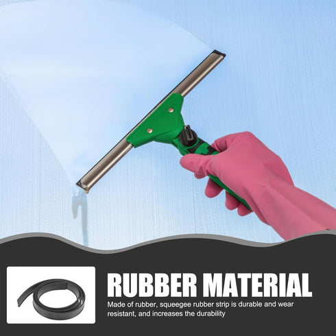 Squeegee Rubber Replacement - 41" Window Squeegee Replacement for Window Cleaning - Squeegee Scrubber Refill Head for Glass, Windows, Shower Doors...