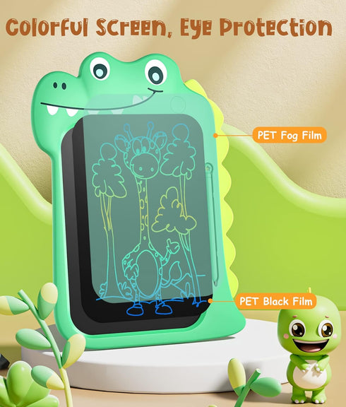 LCD Writing Tablet for Kids, Drawing Tablet Doodle Board Toddler Toys, Dinosaur Toys Tablet for Boys Girls 3 4 5 6 7 8 Years Old, Birthday Gift Do...