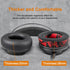 SOULWIT Earpads Replacement for AKG Pro Audio K845 K845BT K545 K540 K275 K267 K245 K182 K167 Headphones, Ear Pads Cushions with Noise Isolation Fo...