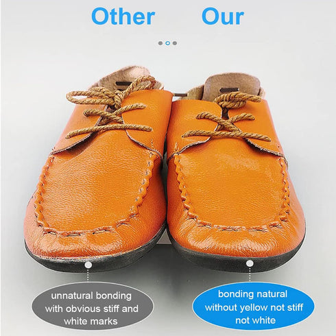 Shoe Glue Super Adhesive Clear with Precision Tip for Footwear, Transparent Sealant Crack Waterproof Resistant Sole Repair for Sports Shoes Climbi...