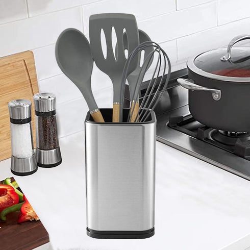 Stainless Steel Kitchen Utensil Holder Caddy,4L X 4W X 6.7H...
