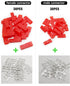 60Sets JST Servo Connector Kits Plug Male/Female Crimp Pin Cable Kit Compatible JST SYP Futaba servo Wire Extension Cable for RC Car Hitec Spektru...