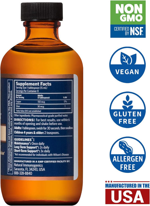 Bio-Active Copper Hydrosol, Daily+ 4-in-1 Wellness Supplement for Joint and Bone*, Hair, Skin and Nails*, Cardiovascular Health* and Energy and Me...