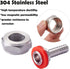 Stainless Steel 304 Beer Keg Coupler Fitting & Check Valve & Beer Washer Gasket,Beer Keg Coupler Accessories Kit for Sankey Couplers D Type Couple...