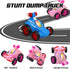 HYW Remote Control Stunt Car for Kids Set of 2,Double Sided 360° Rotation and Flip,with LED Light,Toy Christmas Birthday Gifts for Boys and Girls ...