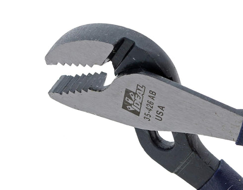 IDEAL Electrical 35-426 Tongue & Groove Plier - 7 in. Steel Groove Joint Plier with Reinforced Flange, Straight Jaws, Dipped Handle...
