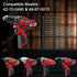 42-70-0490 Belt Clip Kit For Milwaukee M12 12V Power Tools: 4PCS Drill M12 Impact Driver Tool Clips Hook Set with Screws for Secure Tool Holding -...
