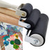 3 Pack Rubber Brayer Roller,1.4/2.4/4 Inch Hard Rubber Brayer Rollers,Art Craft Roller for Printmaking,Ink,Wallpapers Stamping Gluing...