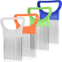 4 Pieces Onion Holder Slicer Stainless Steel Vegetable Tomato Holder Slicer Cutter for Kitchen Worker Safety Cooking Tools, 4 Colors...