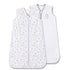 TILLYOU Sleep Sack 6-12 Months - 0.5 TOG Baby Wearable Blanket with 2-Way Zipper, Extra Soft Cotton Sleeveless Sleeping sack 2 Pack, Woodland Dino...