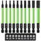 3.5" Long 1/4" Hex Head Allen Wrench Drill Bits, SAE Impact Driver Bit Set 5/64 to 5/16, Magnetic Tips Magnetic Screwdriver Bits Hex Drill Bit Set...