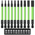 3.5" Long 1/4" Hex Head Allen Wrench Drill Bits, SAE Impact Driver Bit Set 5/64 to 5/16, Magnetic Tips Magnetic Screwdriver Bits Hex Drill Bit Set...