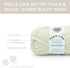 Lion Brand Yarn Feels Like Butta Thick & Quick Super Bulky Yarn for Knitting, 1 Pack, Antique White...