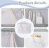 MCPINKY Clothes Hanger Organizer Bag, Hanger Triangle Storage Bag with Handles Hanger for Closet Laundry Rooms Wardrobe Drying Rack...