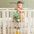 TUMAMA Baby Toys for 3 6 9 12 Months, Dinosaur Hanging Rattle Toys Crinkle Squeaky Sensory Toys with Mirror, Bell, Car Seat Stroller Mobile Toys f...