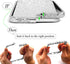 Fusicase for iPhone XR Diamond Case Glitter Sticker Bling Rhinestone Crystal Metal Bumper Frame Case Cute Luxury for Women Girls Shiny Sparkle Ele...