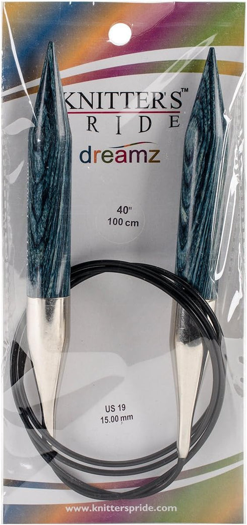 Knitter's Pride-Dreamz Fixed Circular Needles 40", Size 19/15mm...