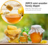 25Pcs Honey Dipper Sticks - Wooden Honey Dipper, 3 Inch Mini Honeycomb Stick, Honey Stirrer Stick for Honey Jar Dispense Drizzle Honey and Wedding...