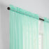 PAIRS TO GO Rod Pocket Sheer Window Curtains for Bedroom or Living Room (2 Panels) 59 in x 63 in...