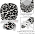 2 Packs Leopard Unisex Scrub Caps Surgical Women with Button Adjustable Hats Surgical Caps for Women...